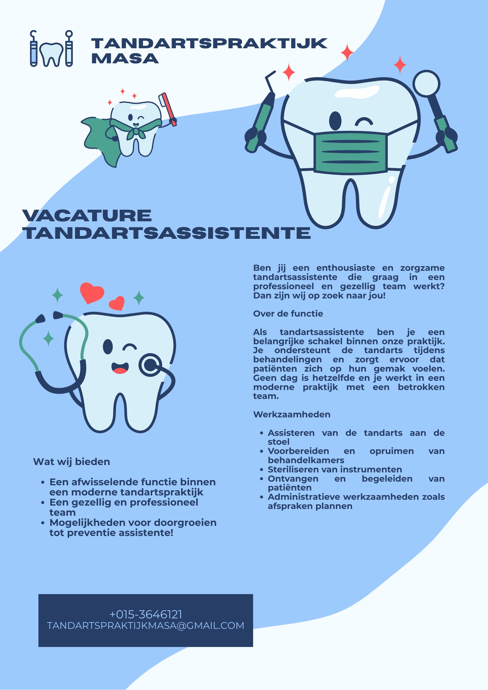 Startpagina Tandartspraktijk Masa BV